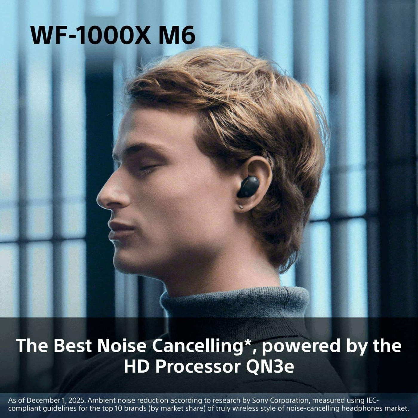 Навушники Sony TWS WF-1000XM6 Black (WF1000XM6B.CE7)