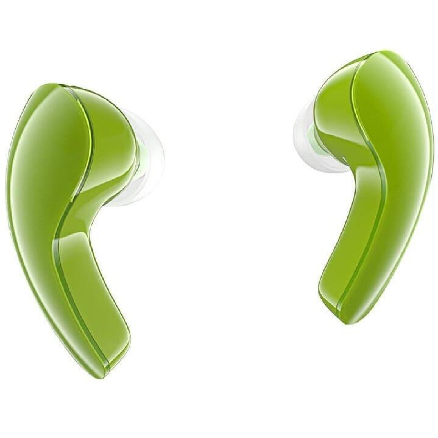 Наушники Acefast TWS T9 Crystal (Air) color bluetooth earbuds Avocado Green (6974316282556)