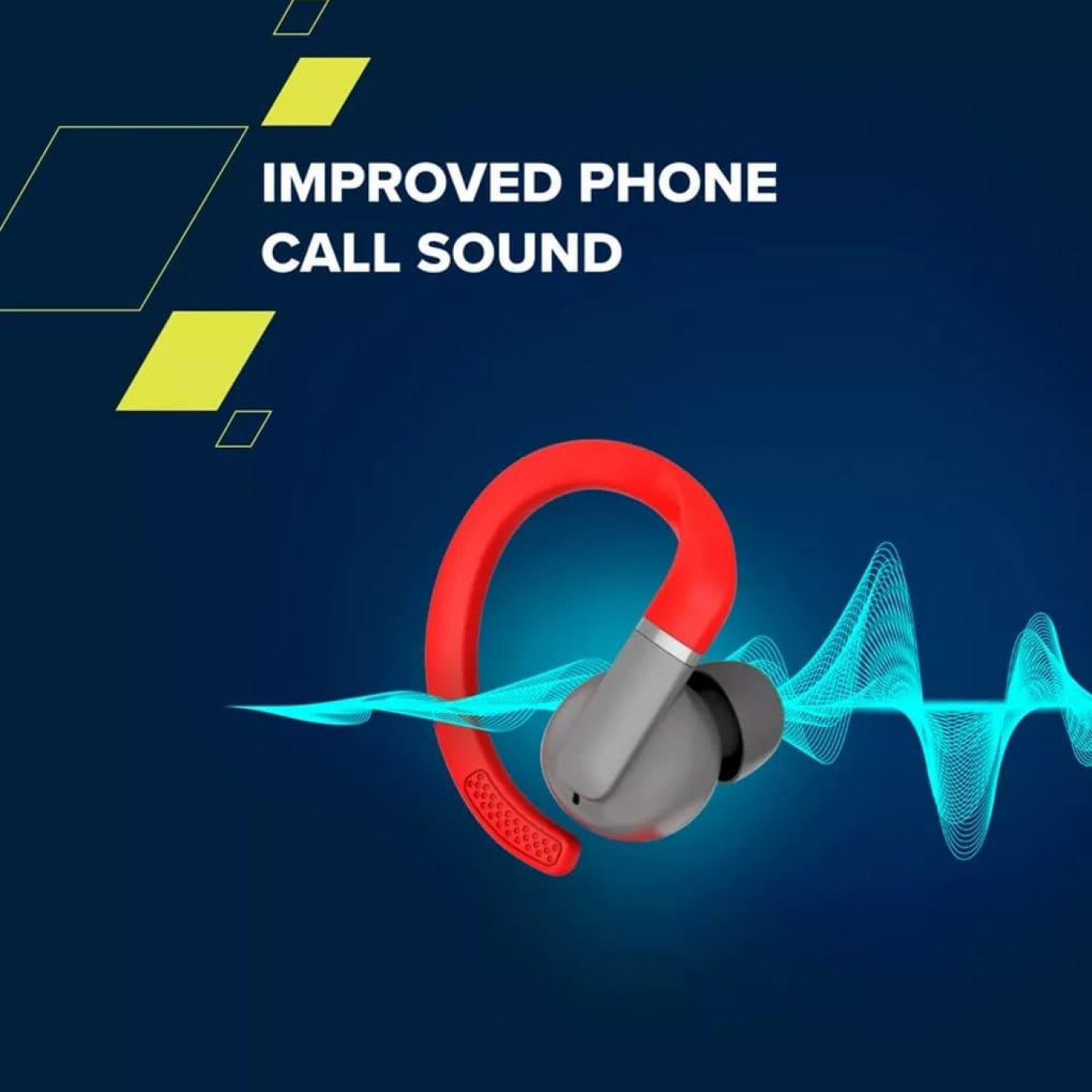 Навушники Canyon TWS OnRun 11 Sport Wireless charge Red (CNS-TWS11R)