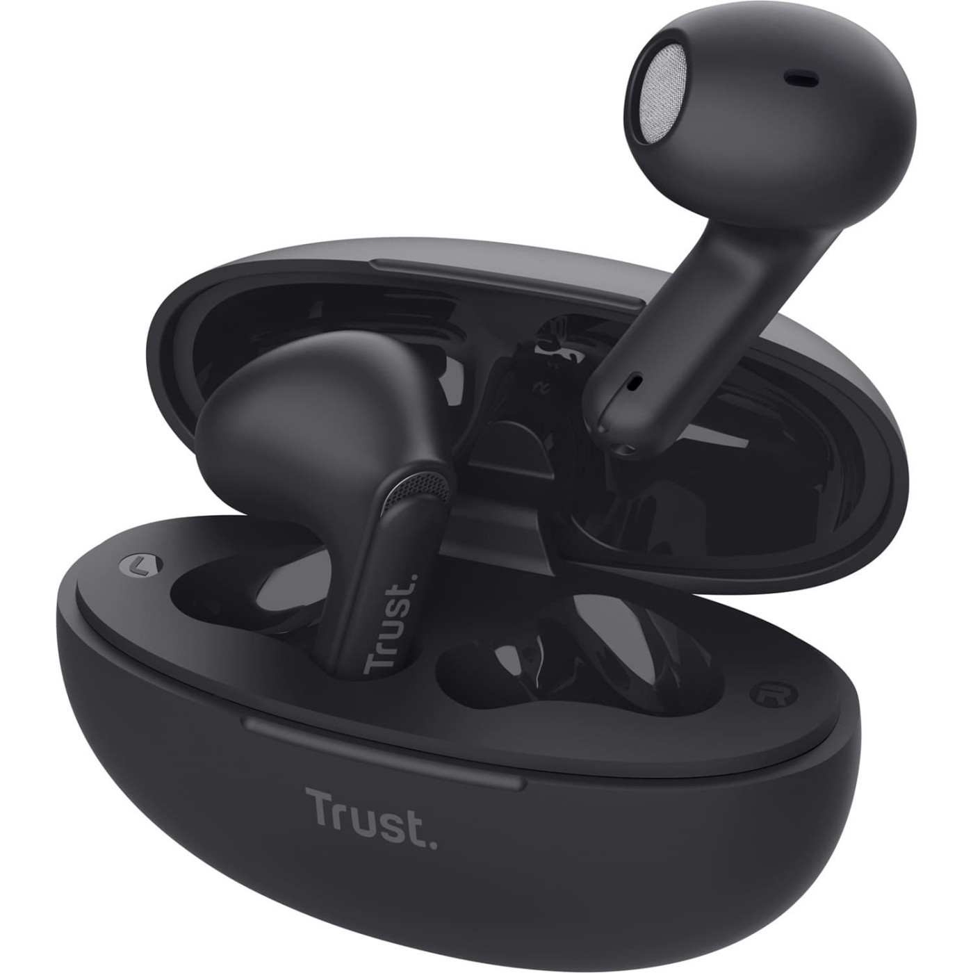 Навушники TWS Trust Yavi Earphones BT 5.3, ENC, SBC, Mic, Чорний