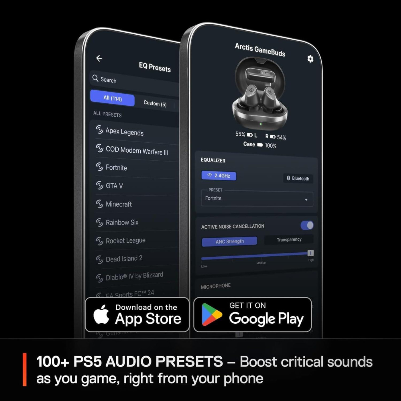 Наушники SteelSeries TWS Arctis GameBuds TWS Bluetooth Black (61680)