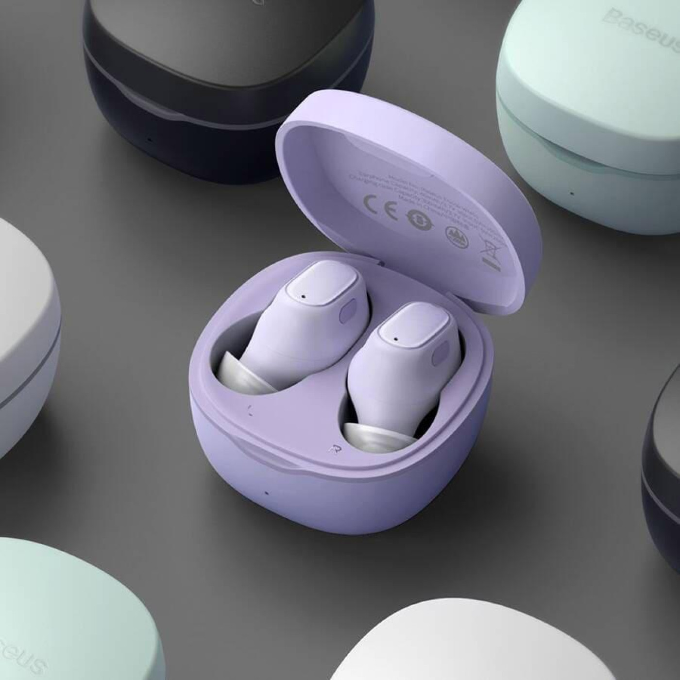 Навушники Baseus Bowie WM01 True Wireless Earphones Purple