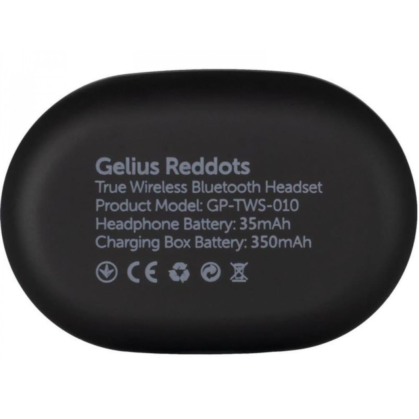 Наушники Gelius TWS Pro Reddots TWS Earbuds GP-TWS010 Black (00000082297)