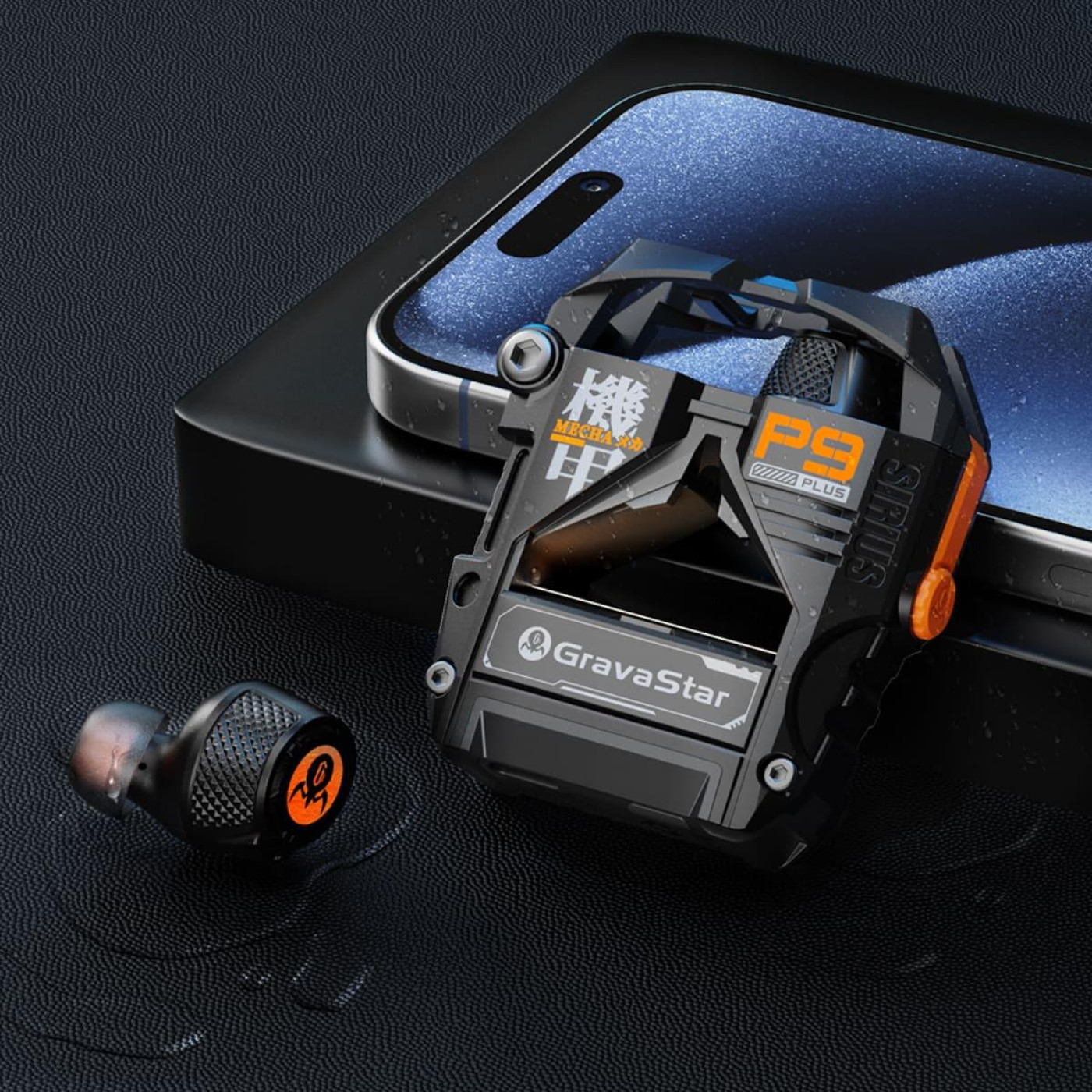 Наушники GravaStar TWS Sirius Plus Black (GSP9PLUS_BLK)