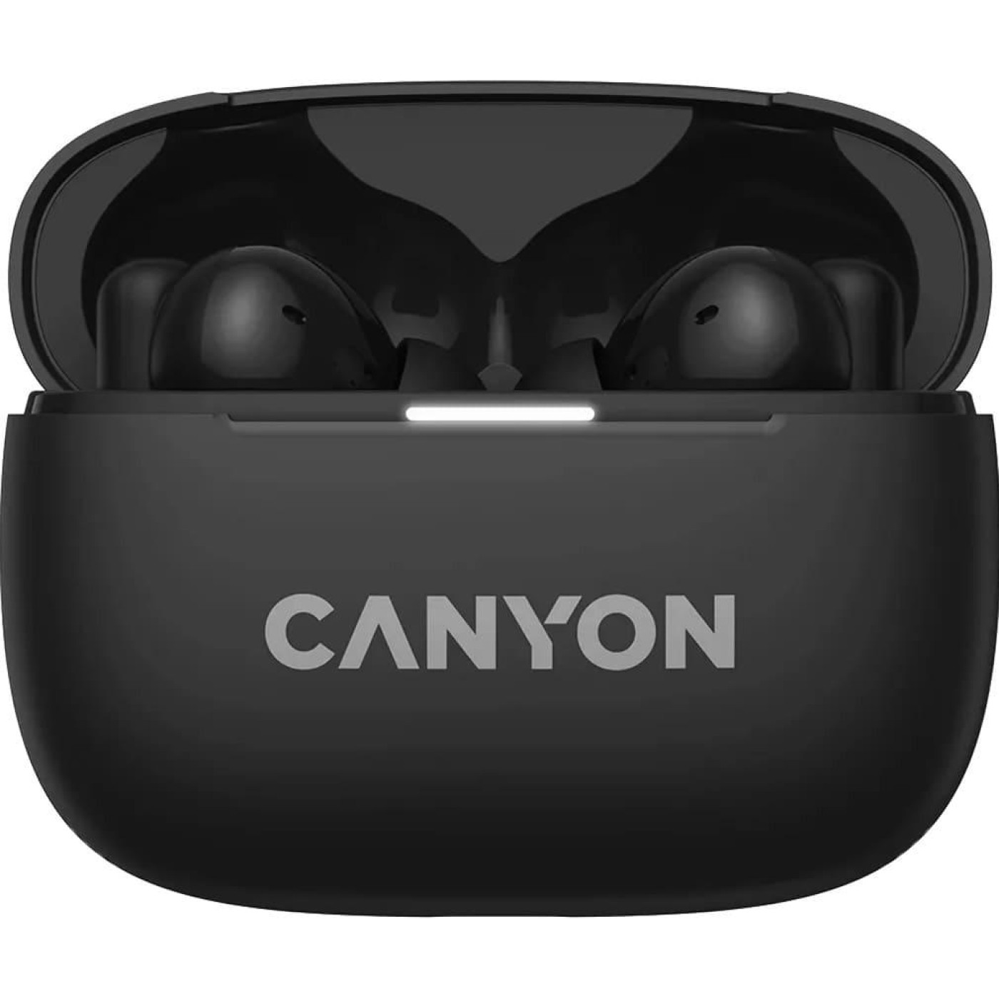 Навушники Canyon TWS headset OnGo TWS-10 ANC+ENC Black (CNS-TWS10B)