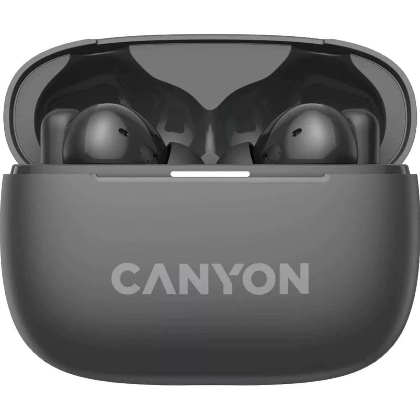 Навушники Canyon TWS headset OnGo TWS-10 ANC+ENC Grey (CNS-TWS10BK)
