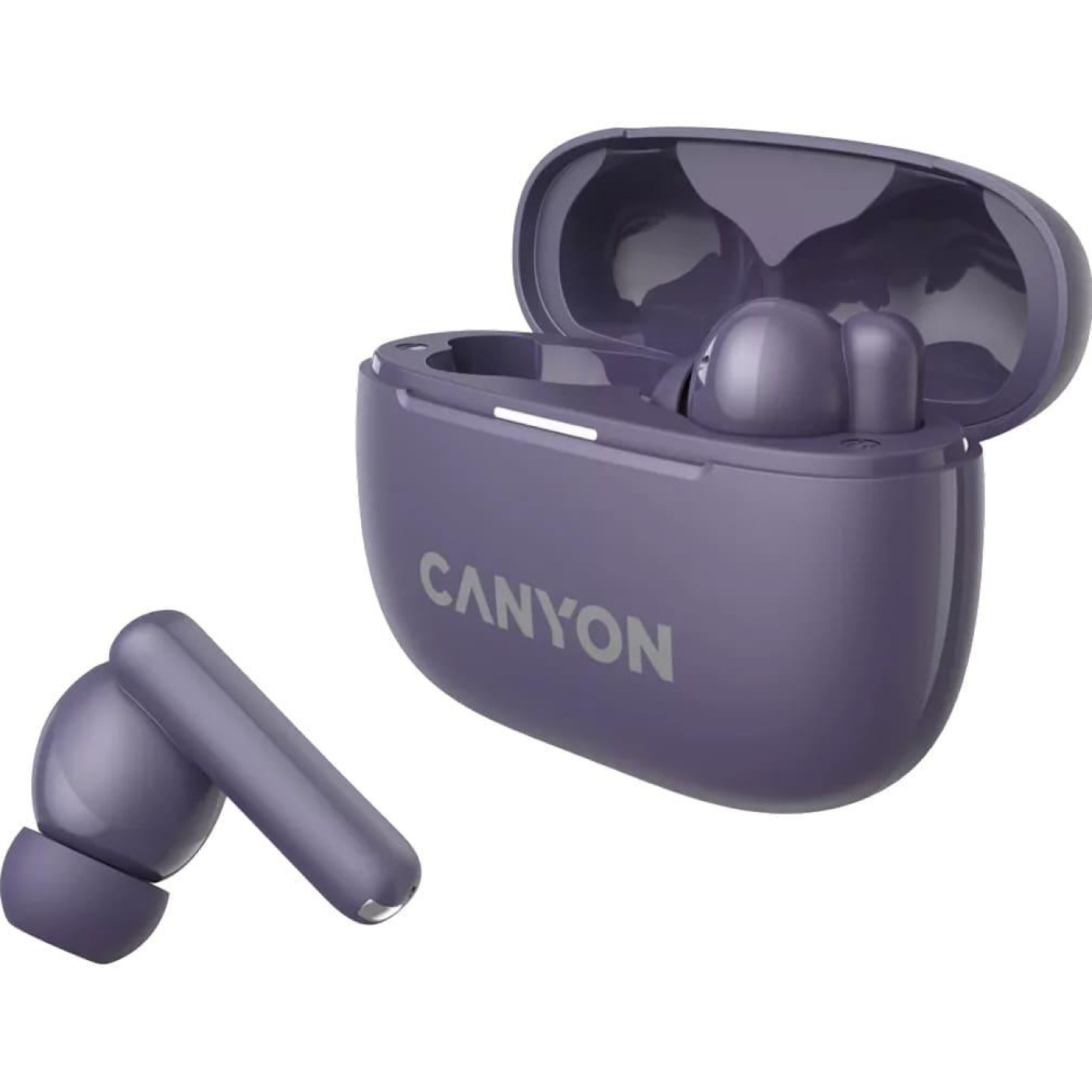 Навушники Canyon TWS headset OnGo TWS-10 ANC+ENC Purple (CNS-TWS10PL)
