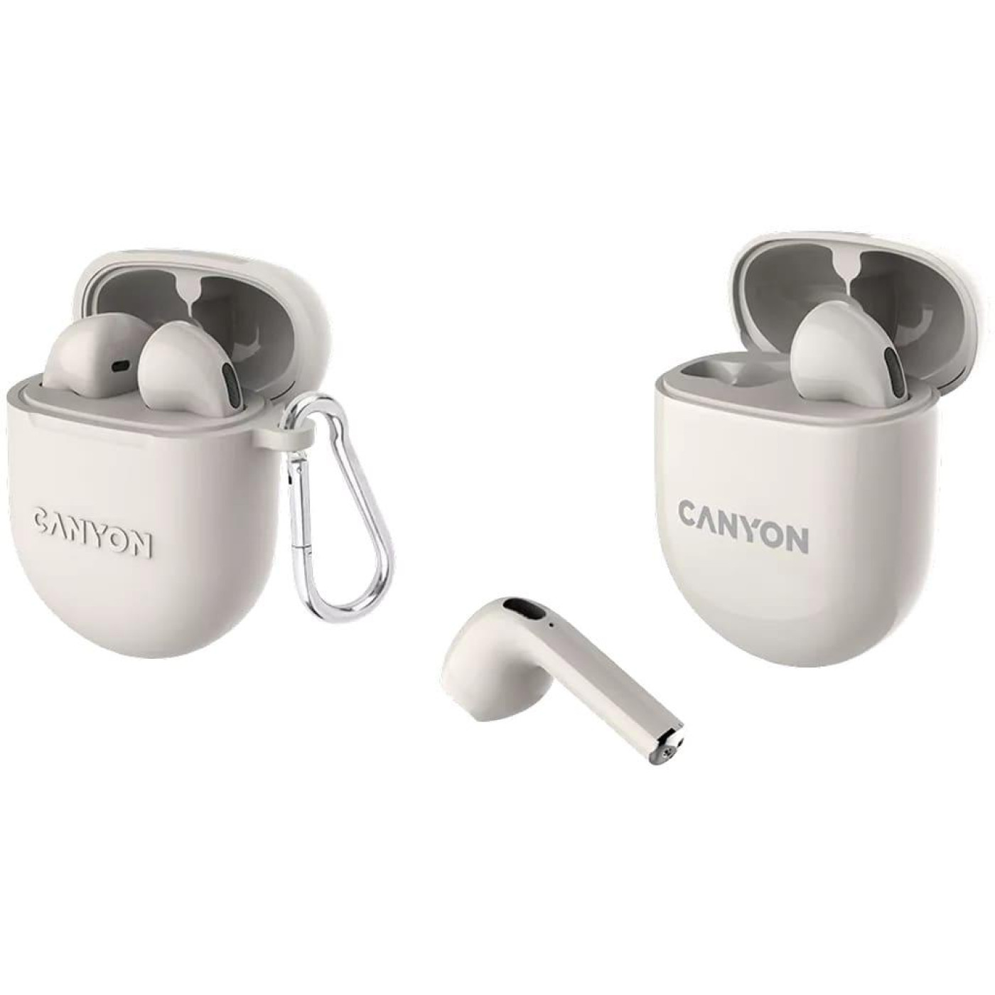 Навушники Canyon TWS headset TWS-6 Beige (CNS-TWS6BE)