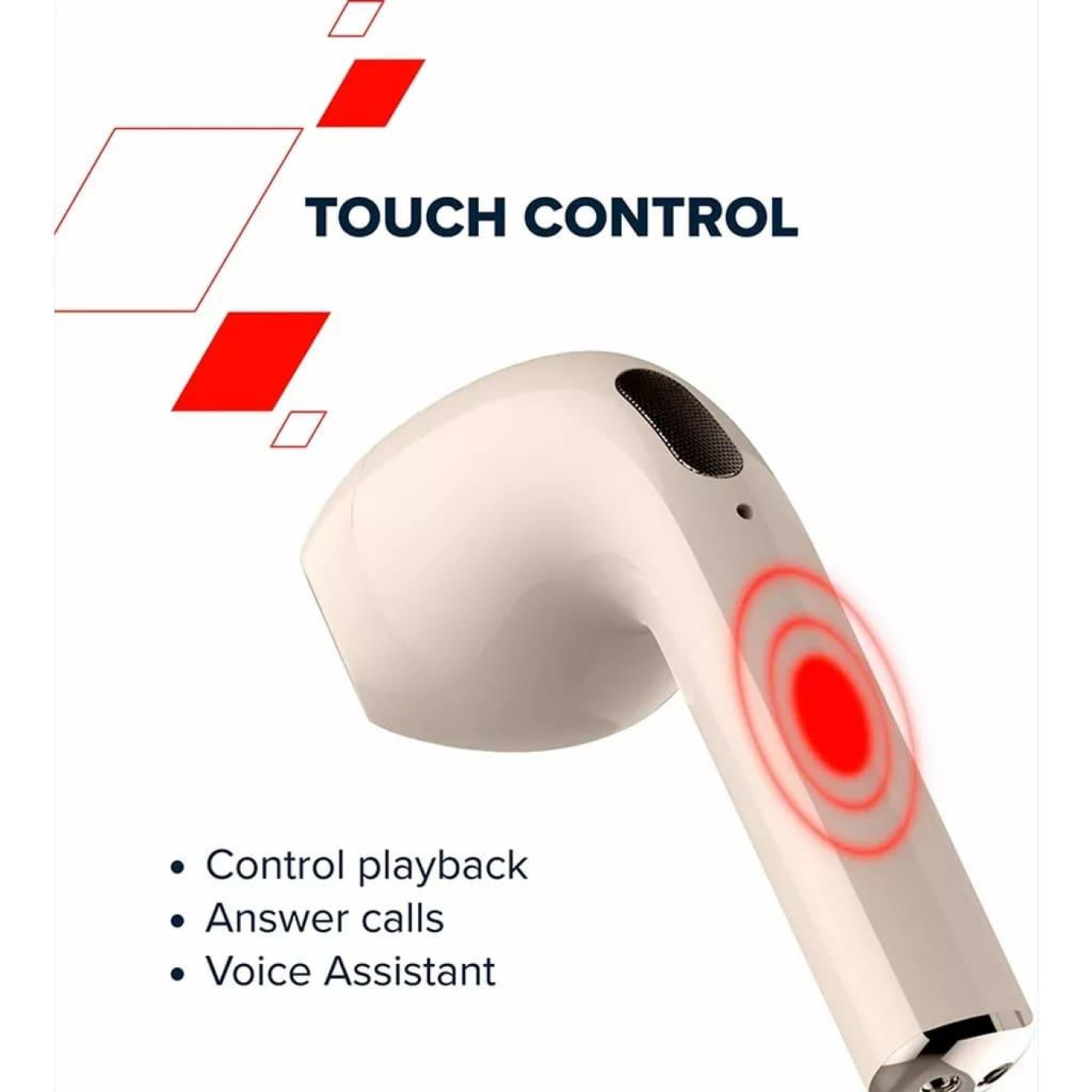 Навушники Canyon TWS headset TWS-6 Beige (CNS-TWS6BE)