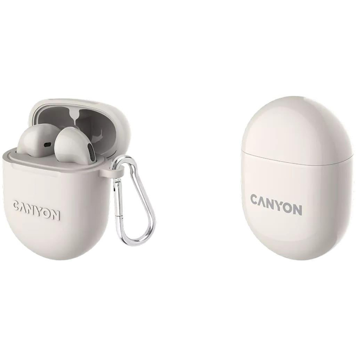 Навушники Canyon TWS headset TWS-6 Beige (CNS-TWS6BE)
