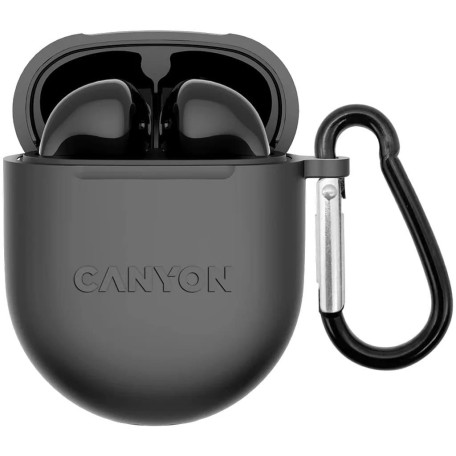 Навушники Canyon TWS headset TWS-6 Black (CNS-TWS6B)