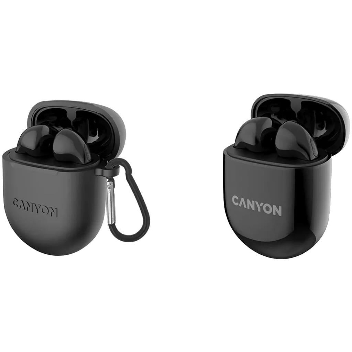 Навушники Canyon TWS headset TWS-6 Black (CNS-TWS6B)