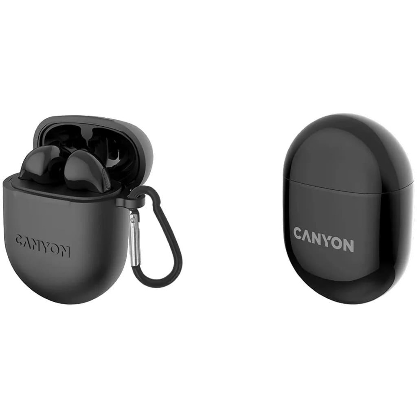 Навушники Canyon TWS headset TWS-6 Black (CNS-TWS6B)