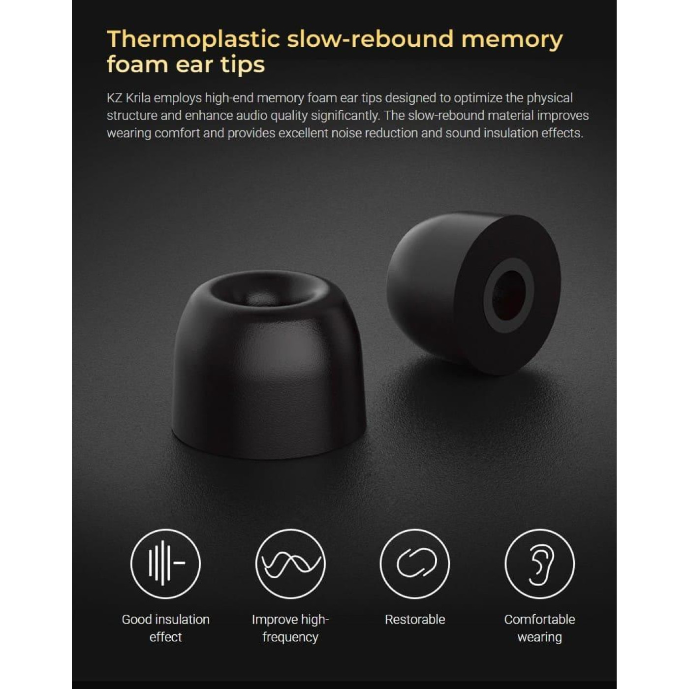 Наушники Knowledge Zenith Krila Black Mic (90404259)