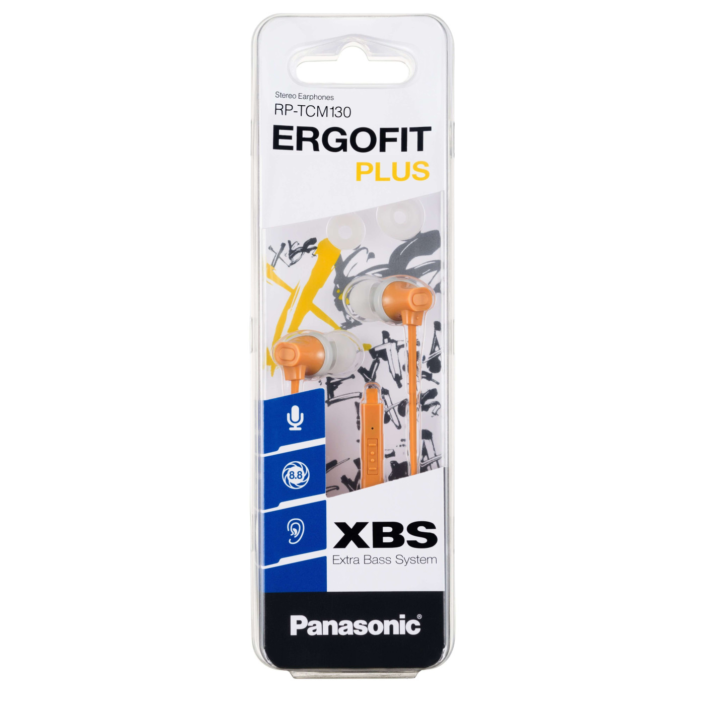 Наушники Panasonic RP-TCM130GEY Yellow (RP-TCM130GEY)