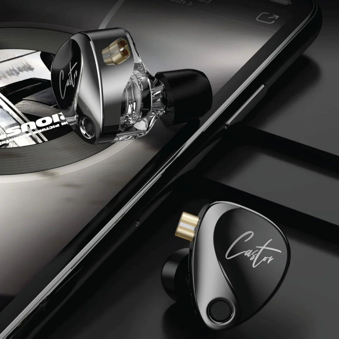 Наушники Knowledge Zenith Castor Mic Black (90403334)