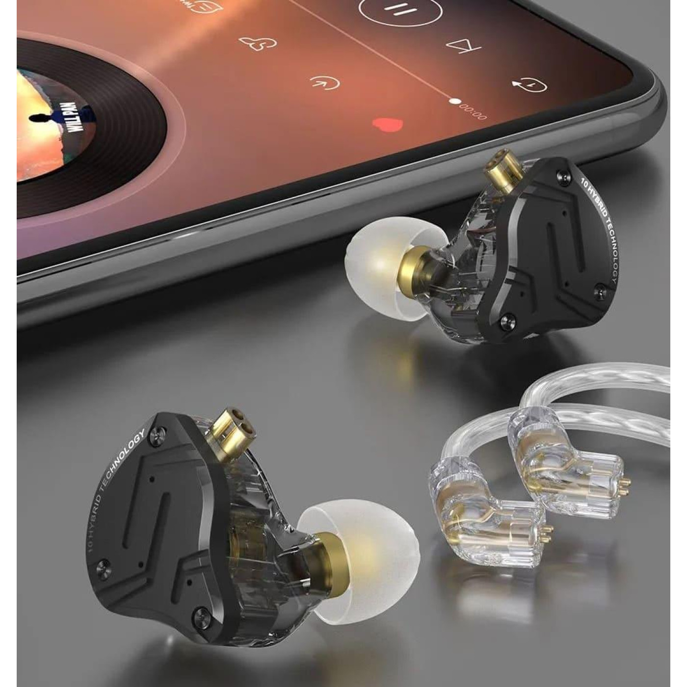 Наушники Knowledge Zenith ZS10 PRO X Mic Black (90403146)