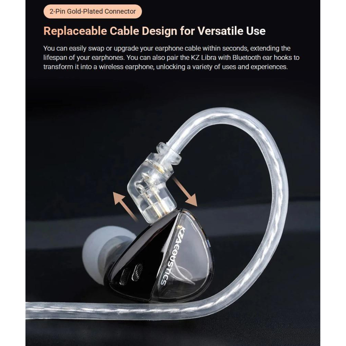 Наушники Knowledge Zenith Libra Balanced Version Black Mic (90404251)