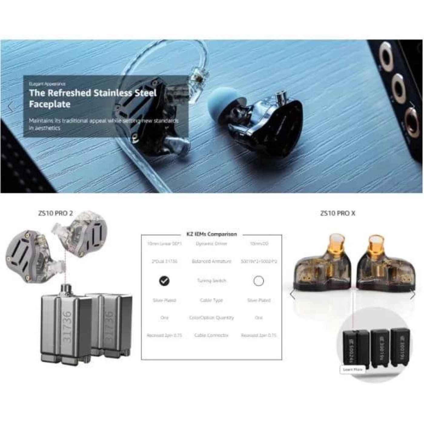 Наушники Knowledge Zenith ZS10 PRO 2 Black Mic (90404257)