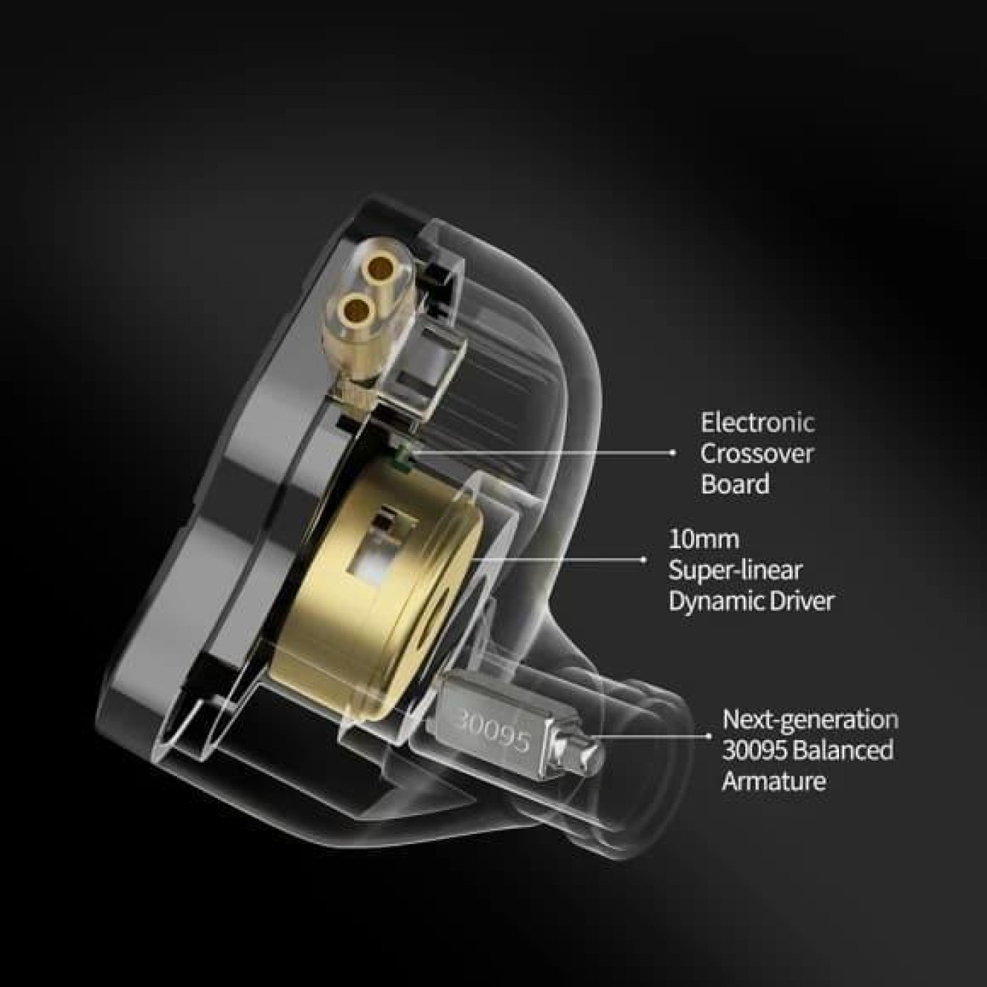 Наушники Knowledge Zenith ZSN Pro 2 Mic Blue (90403713)