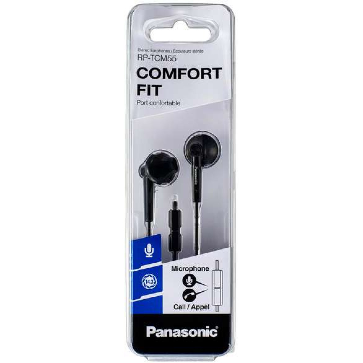 Наушники Panasonic RP-TCM55GC-K Black (RP-TCM55GC-K)