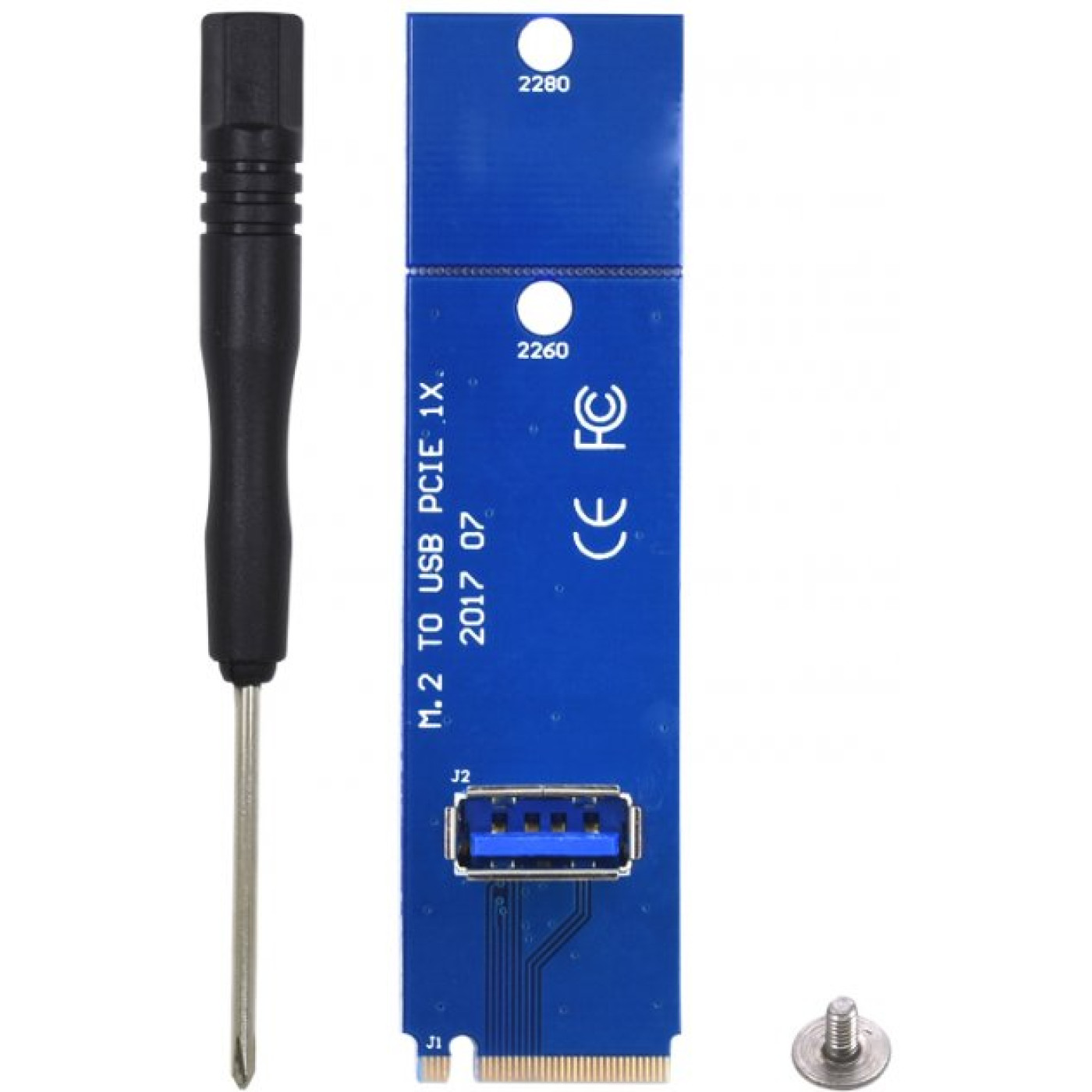 Райзер-адаптер Dynamode NGFF M.2 Male to USB 3.0 Female для PCI-E 1X