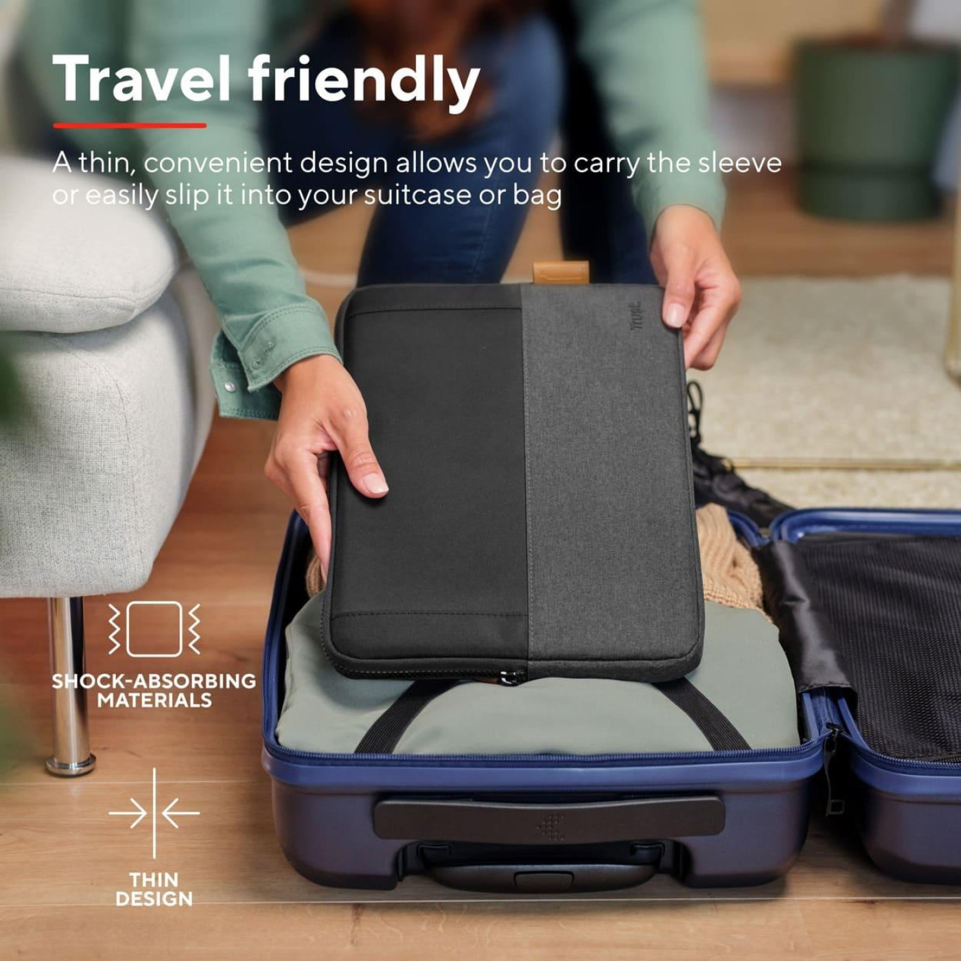 Чехол для ноутбука Trust Lisboa Sleeve 13