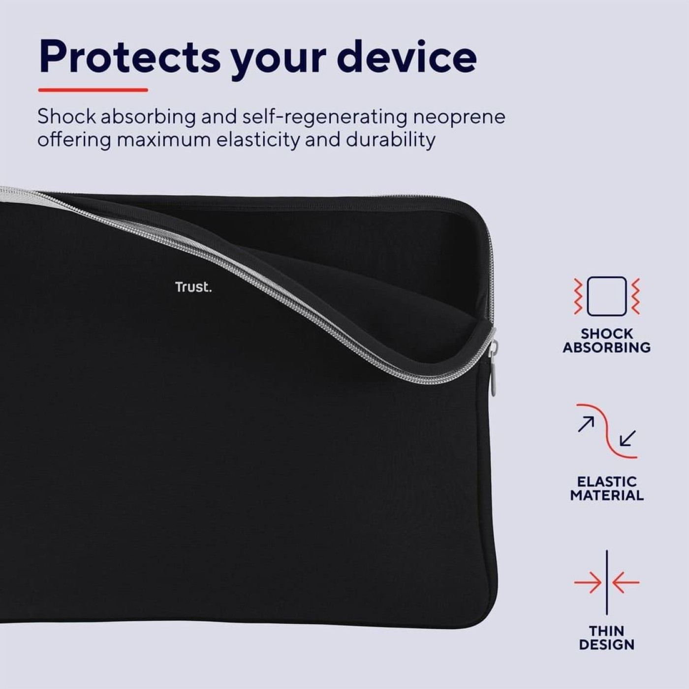 Чохол для ноутбука Trust 11.6” Primo BLACK (21254_TRUST)