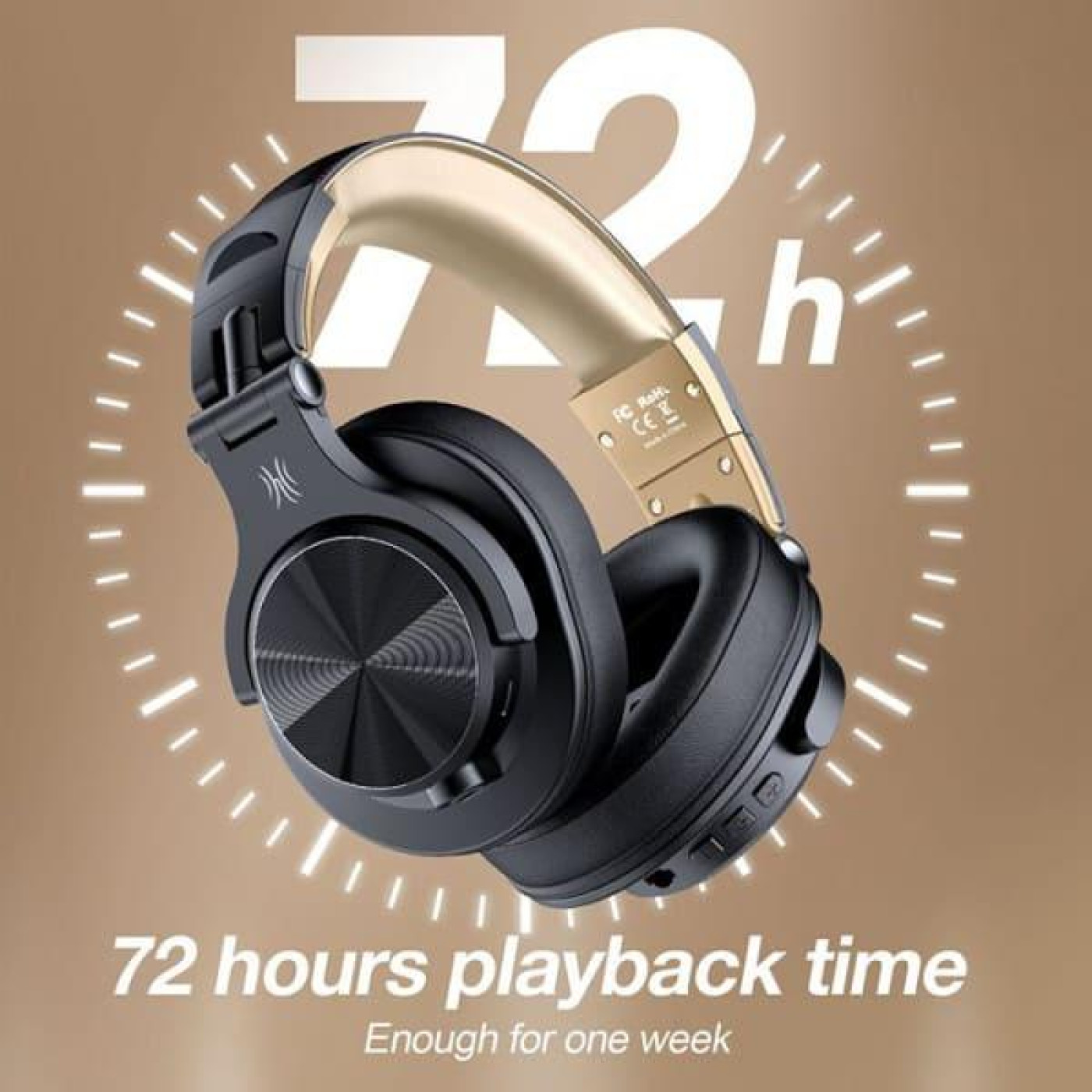 Наушники OneOdio Fusion A70 Black Gold (A70 Black Gold)