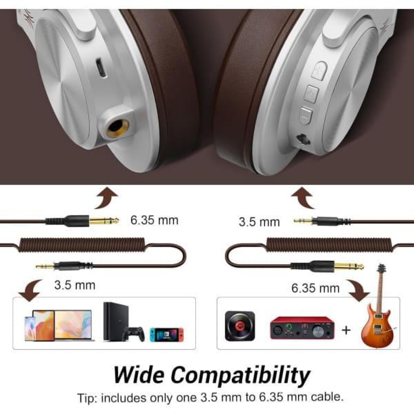 Наушники OneOdio Fusion A70 Silver Brown (A70 Silver Brown)