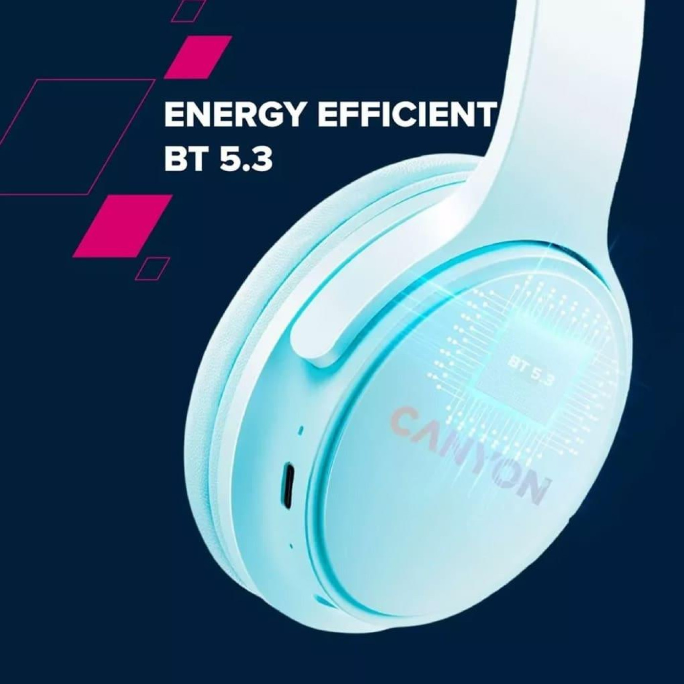 Навушники Canyon OnRiff 4 Pink (CNS-CBTHS4P)