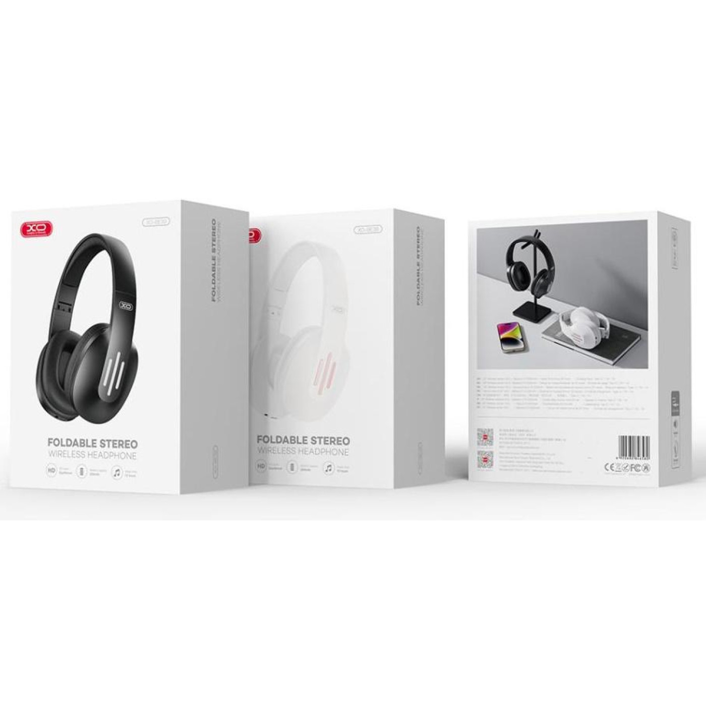 Навушники XO BE39 Stereo Wireless Headphones Black (G-000004327)