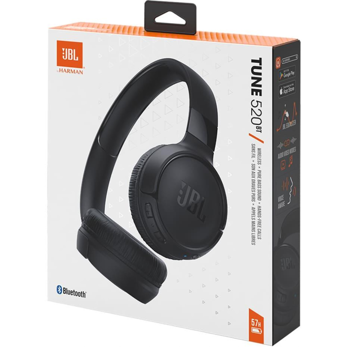 Навушники JBL Tune 520BT Black (JBLT520BTBLKEU)