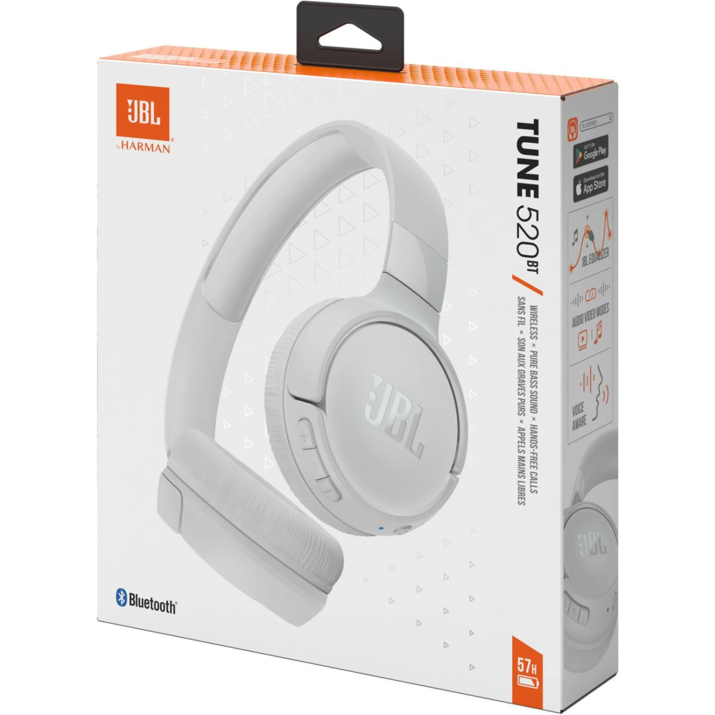 Навушники JBL Tune 520BT White (JBLT520BTWHTEU)