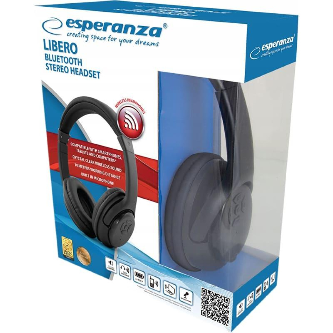 Наушники Esperanza Libero EH163K Black (EH163K)