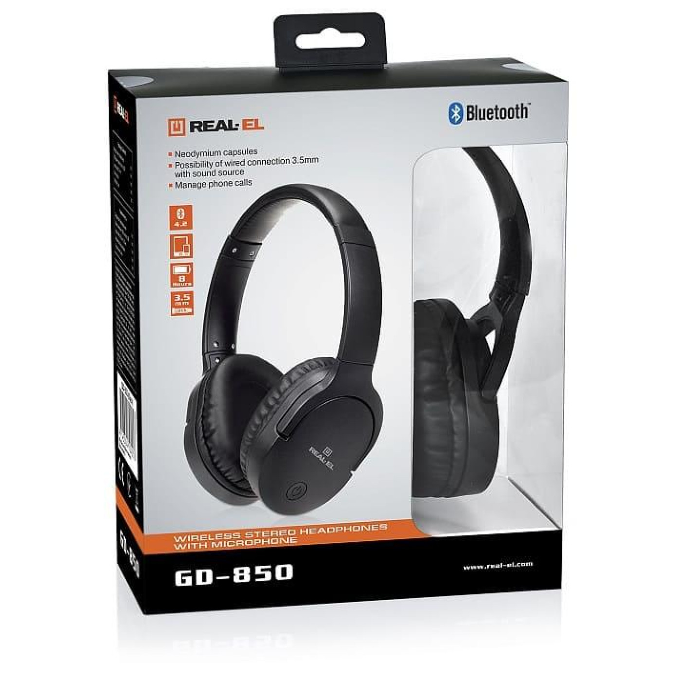 Навушники Real-EL GD-850 Black (EL124100025)