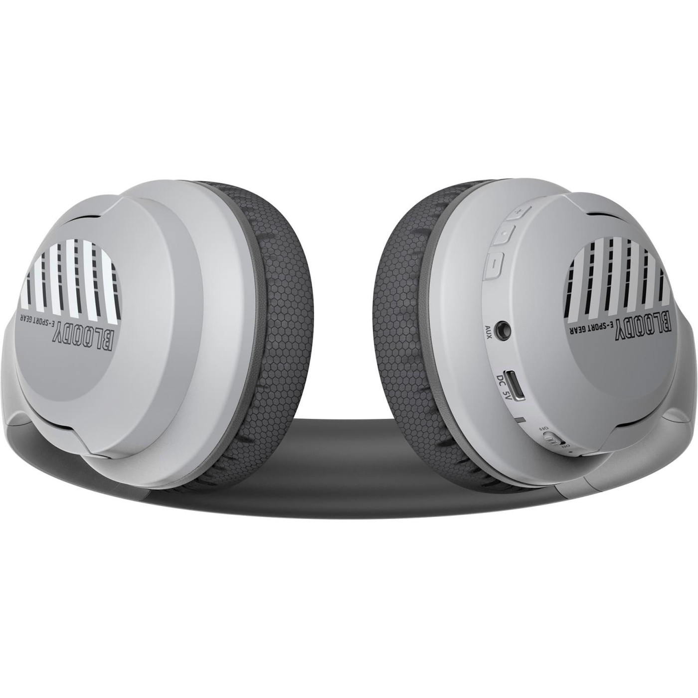 Наушники Bloody A4Tech MH360 Bluetooth v5.3 + 3.5 Jack Grey (MH360 (Grey)) U1