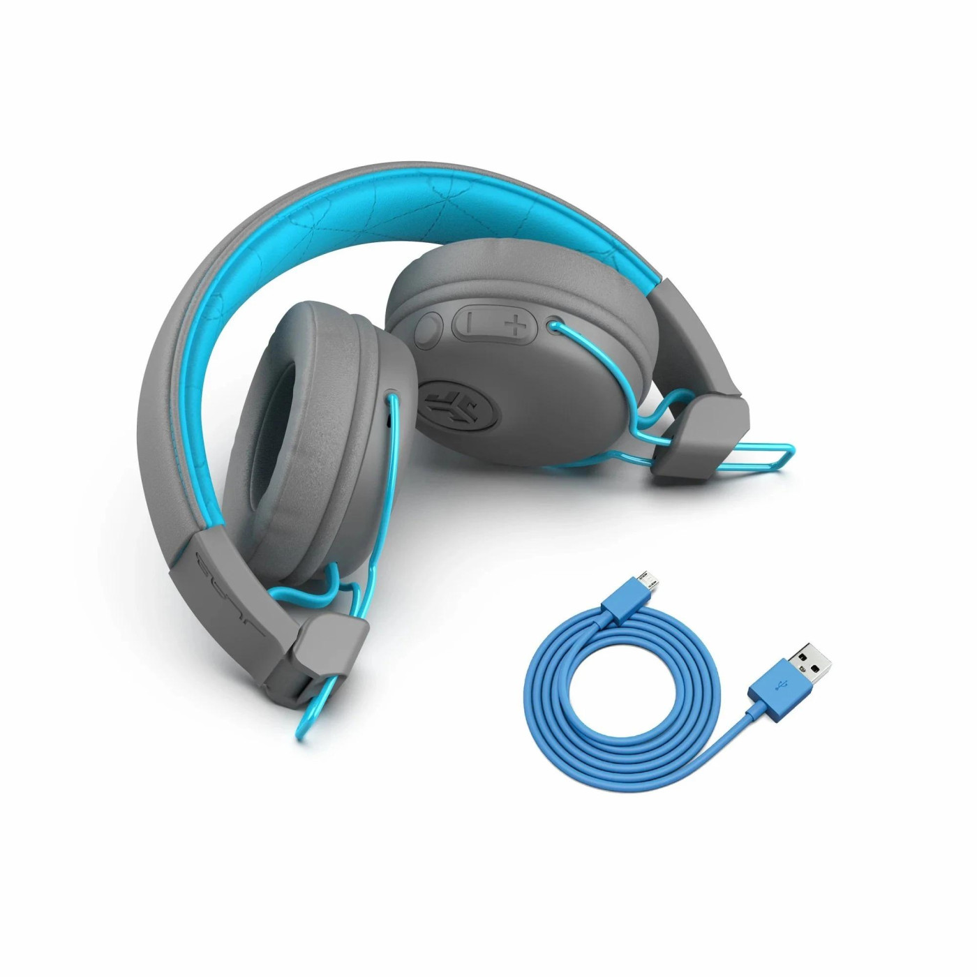 Наушники Jlab Studio Wireless On Ear Grey Blue (IEUHBASTUDIORGRYBLU4)