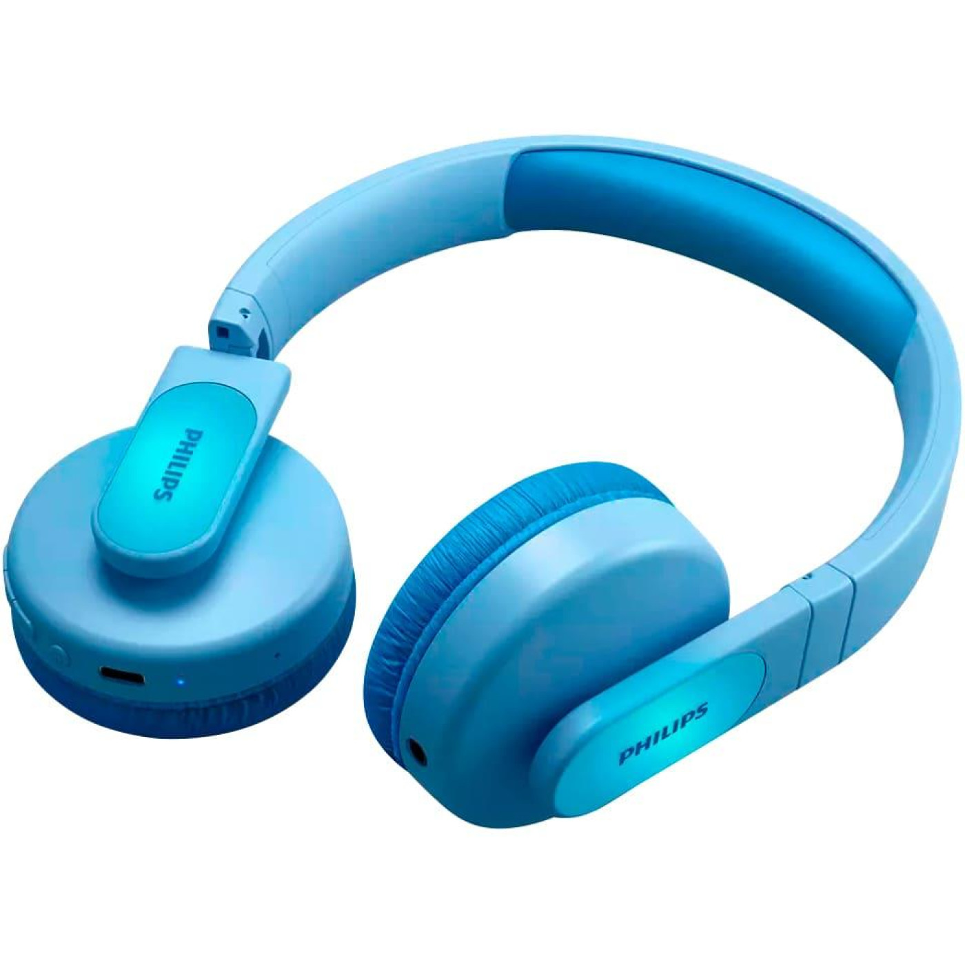 Наушники Philips Kids TAK4206 On-ear Colored light panels Wireless Blue (TAK4206BL/00)