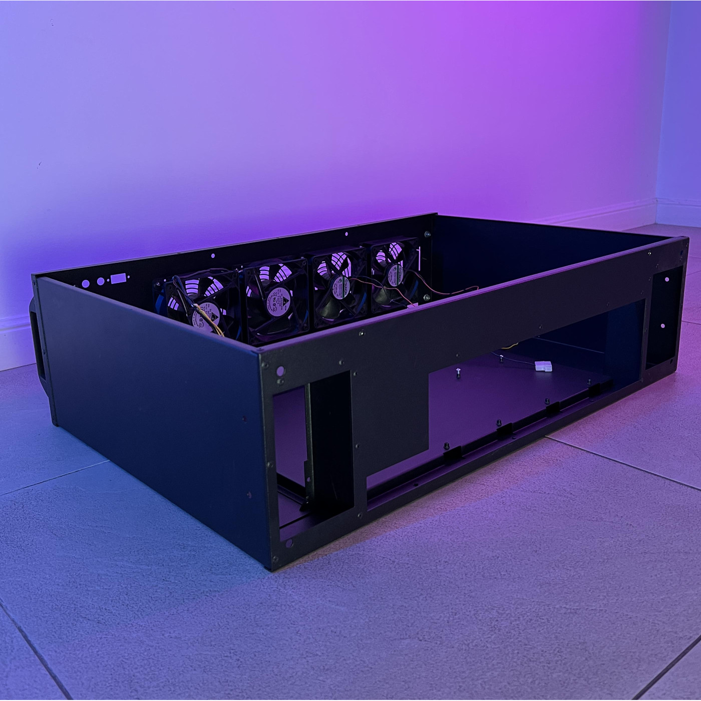 Каркас для майнинг ферм T-Case Prosteel X8 Black на 8 видеокарт Б/у