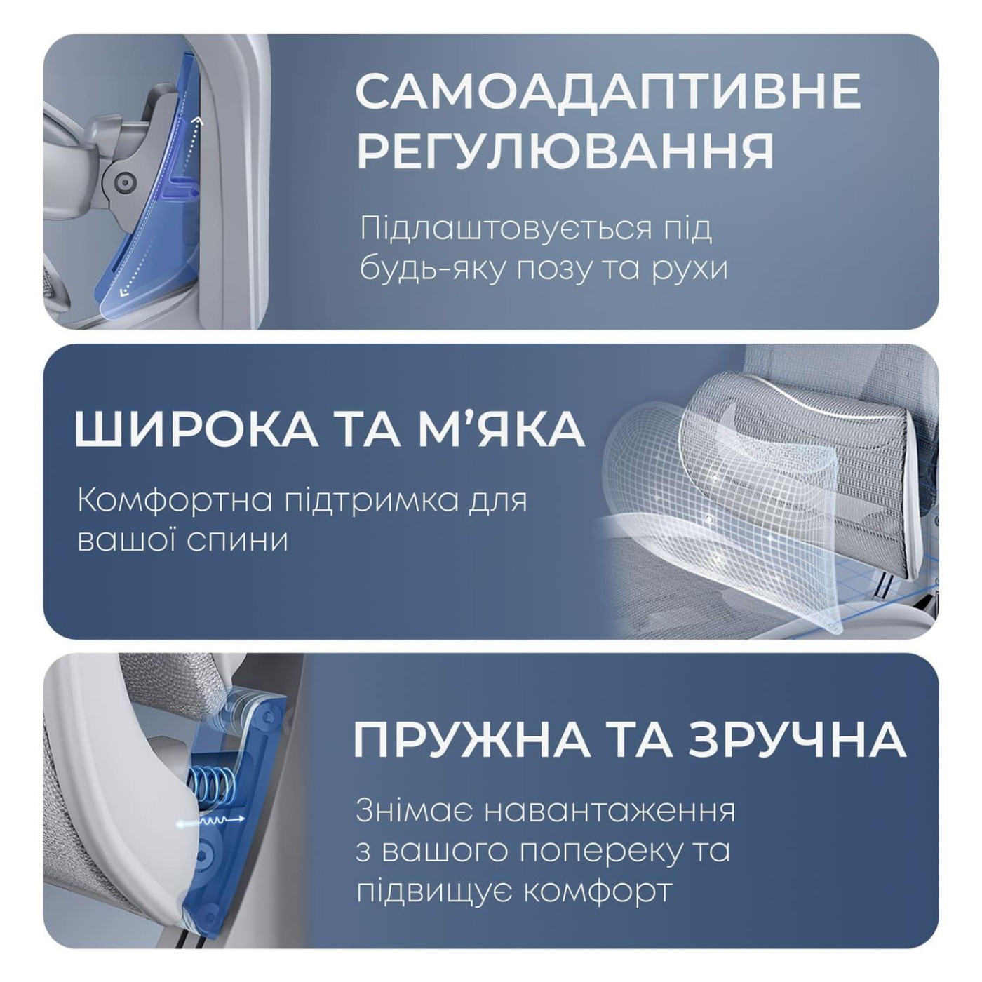 Офисное кресло Sihoo DORO C300 Pro Mesh White with footrest (DORO-C300-PRO-M102-JT)