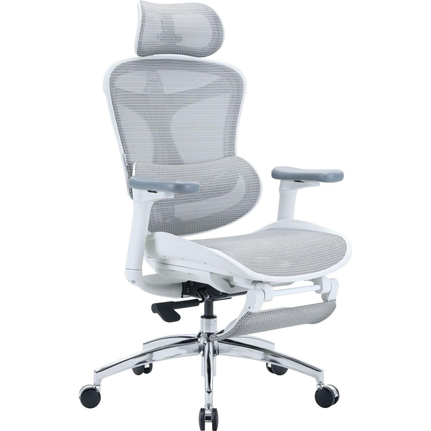 Офисное кресло Sihoo DORO C300L Mesh White with footrest (DORO-C300L-A3-102-JT)
