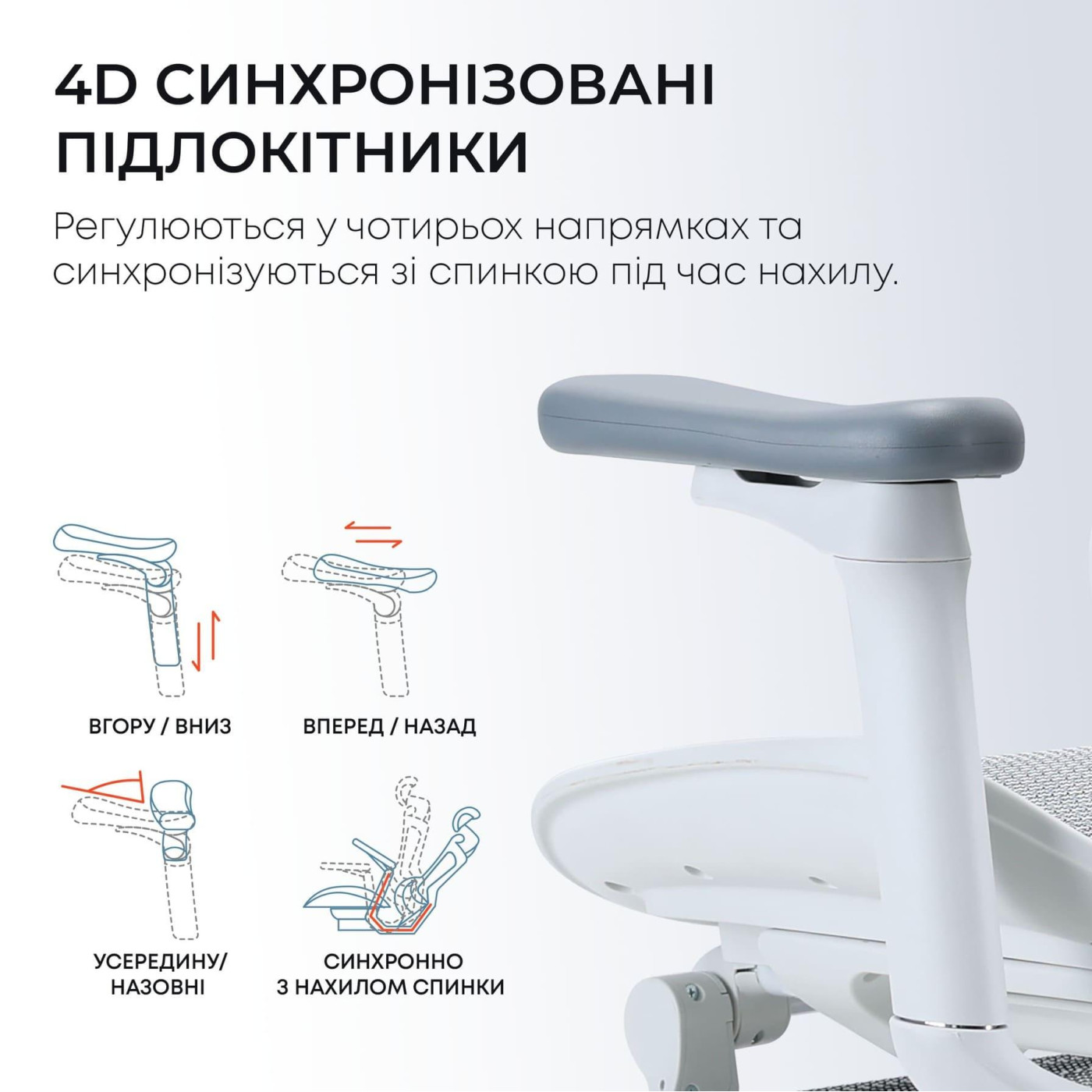Офисное кресло Sihoo DORO C300L Mesh White with footrest (DORO-C300L-A3-102-JT)