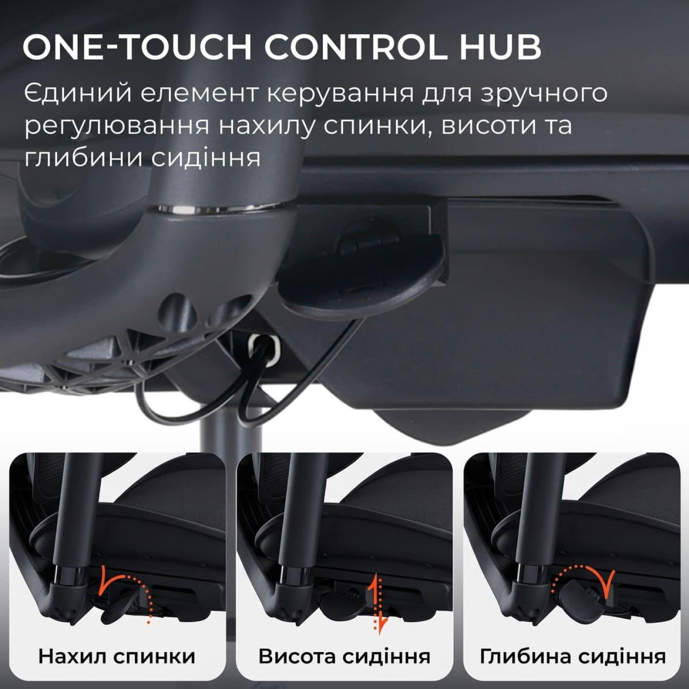 Офисное кресло Sihoo C300 LITE V2 Black (C300-LITE-V2-B101)