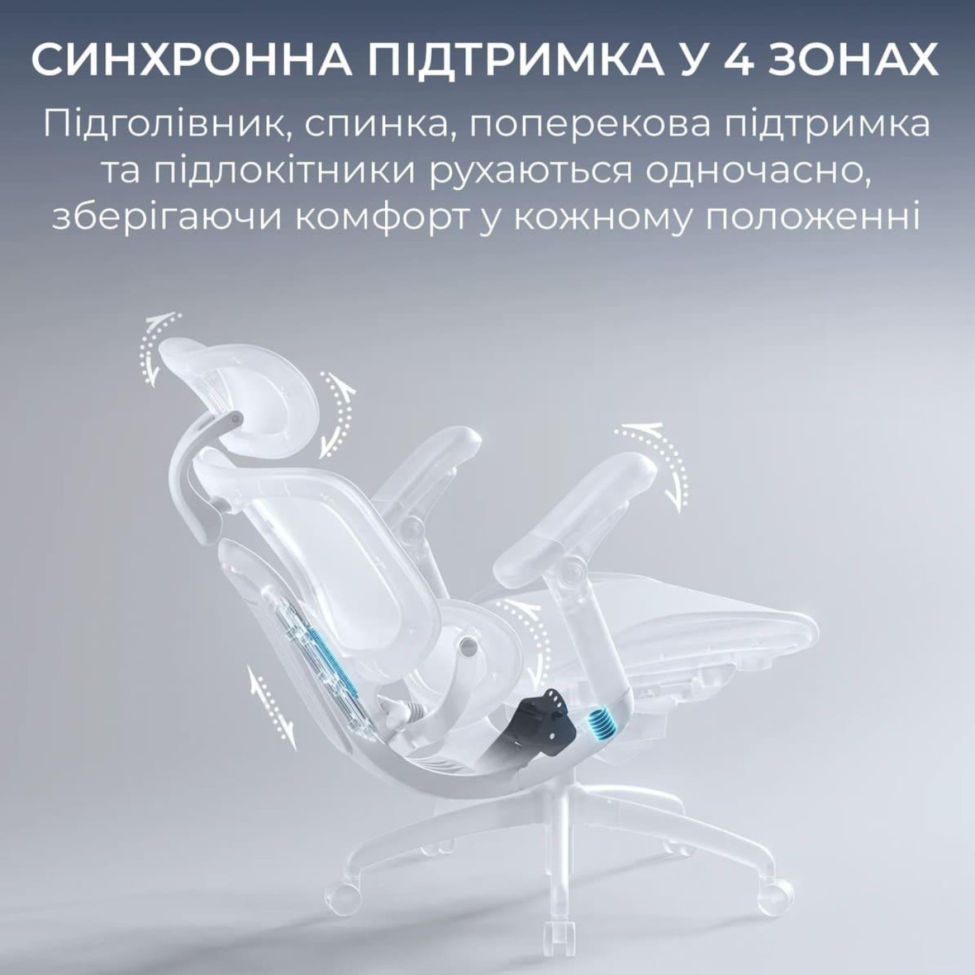 Офисное кресло Sihoo C300 LITE V2 Black (C300-LITE-V2-B101)