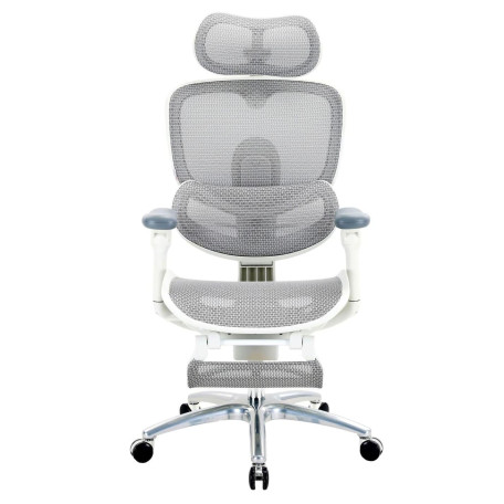 Офисное кресло Sihoo C300 LITE V2 White с подставкой для ног (C300-LITE-V2-B102-JT)
