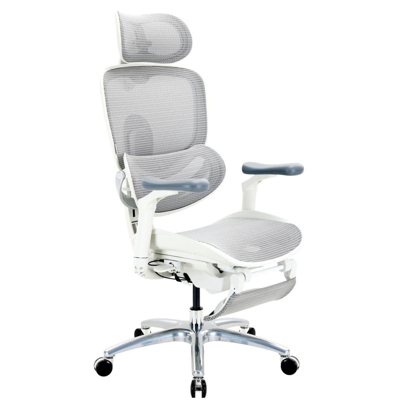 Офисное кресло Sihoo C300 LITE V2 White с подставкой для ног (C300-LITE-V2-B102-JT)
