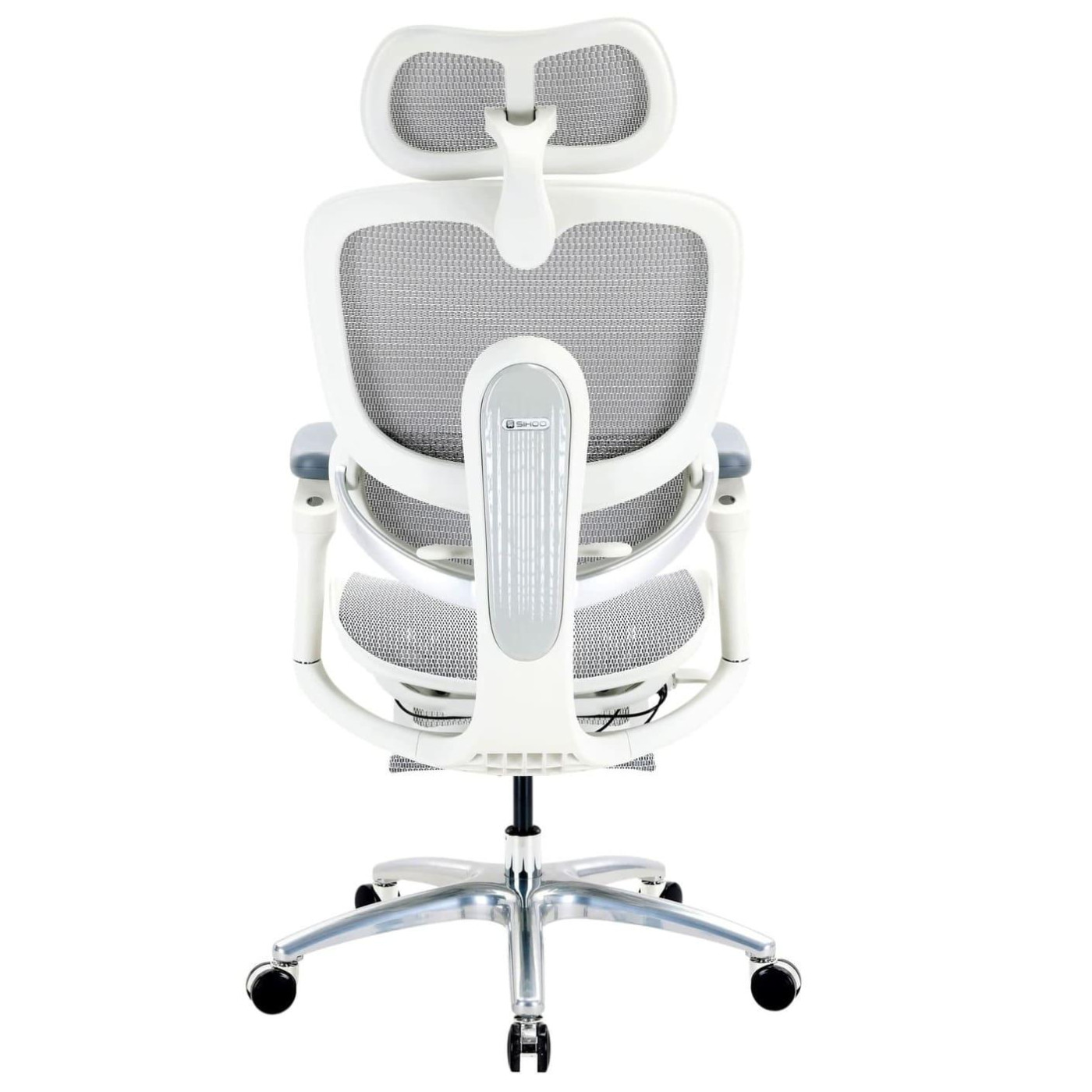 Офисное кресло Sihoo C300 LITE V2 White с подставкой для ног (C300-LITE-V2-B102-JT)
