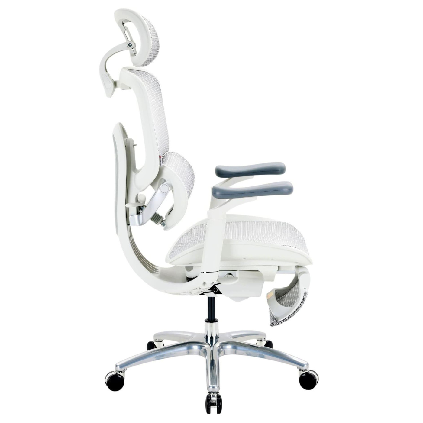 Офисное кресло Sihoo C300 LITE V2 White с подставкой для ног (C300-LITE-V2-B102-JT)