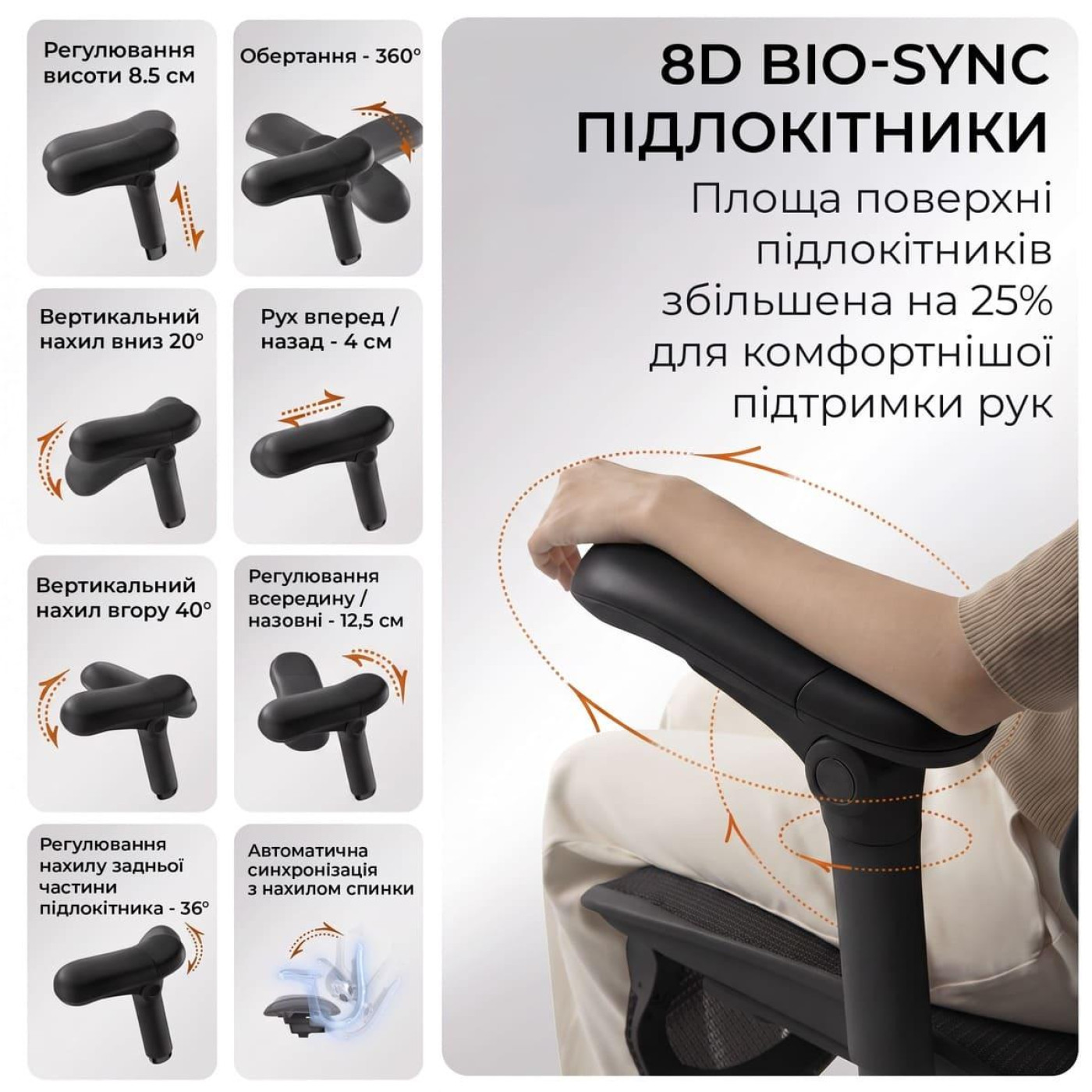 Офисное кресло Sihoo C300 PRO V2 Black с подставкой для ног (C300-PRO-V2-B101-JT)